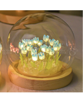 Đèn Hoa Tulip Tròn Handmade, Đèn Hoa Tuylip - belovedbeyond.com