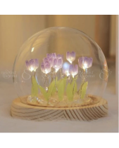 Đèn Hoa Tulip Tròn Handmade, Đèn Hoa Tuylip - belovedbeyond.com