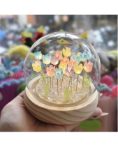 Đèn Hoa Tulip Tròn Handmade, Đèn Hoa Tuylip - belovedbeyond.com