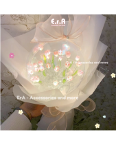 Set Tự Làm Bó Hoa Tulip Bóng Cầu Tròn Handmade - belovedbeyond.com
