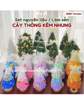 Cây Thông Noel Kẽm Nhung / Set Nguyên Liệu Tự Làm - belovedbeyond.com