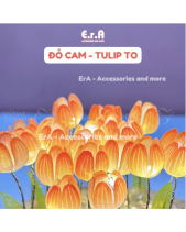 [Tự Làm - Làm Sẵn] Đèn Tulip Hình Đám Mây Gương - belovedbeyond.com
