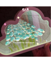[Tự Làm - Làm Sẵn] Đèn Tulip Hình Đám Mây Gương - belovedbeyond.com
