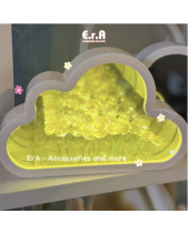 [Tự Làm - Làm Sẵn] Đèn Tulip Hình Đám Mây Gương - belovedbeyond.com