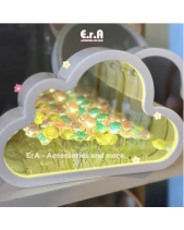 [Tự Làm - Làm Sẵn] Đèn Tulip Hình Đám Mây Gương - belovedbeyond.com