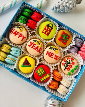 Set 12 Bánh Macaron Vẽ - belovedbeyond.com