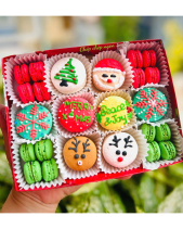 Set 12 Bánh Macaron Vẽ - belovedbeyond.com