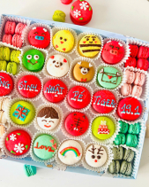 Set 30 Bánh Macaron Vẽ - belovedbeyond.com