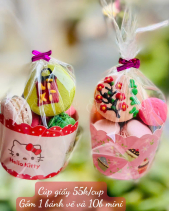 Set Cup Giấy Bánh Macaron Mini - belovedbeyond.com