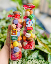 Hủ Thủy Tinh 30 Bánh Macaron Mini - belovedbeyond.com