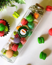 Hủ Thủy Tinh 30 Bánh Macaron Mini - belovedbeyond.com