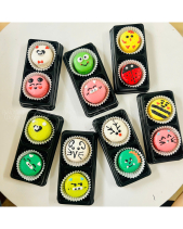 Set 2/4 Bánh Macaron Vẽ - belovedbeyond.com