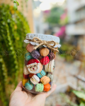 Hũ Thủy Tinh 70 Chiếc Bánh Macaron Mini - belovedbeyond.com