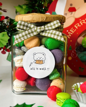 Hũ Thủy Tinh 70 Chiếc Bánh Macaron Mini - belovedbeyond.com