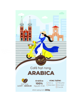 Cà Phê Hạt Rang Arabica Nguyên Chất Rang Mộc 250G - belovedbeyond.com