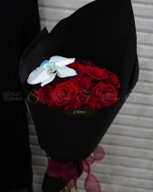 Red Roses Orchid Blue - belovedbeyond.com