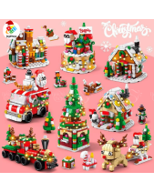Lego Giáng Sinh Bộ 8 Hộp - belovedbeyond.com