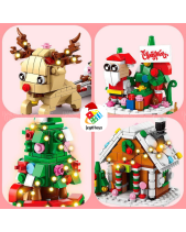 Lego Giáng Sinh Bộ 8 Hộp - belovedbeyond.com