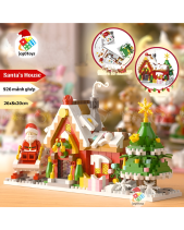Lego Santa House - belovedbeyond.com