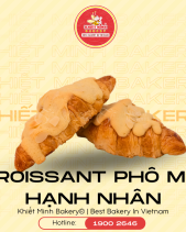 Bánh Croissant Phô Mai Hạnh Nhân - belovedbeyond.com