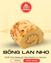 Bánh Bông Lan Cuốn Nho Ngắn - belovedbeyond.com