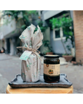 Set Qùa Quất Sành Kèm Gói Khăn Vải Xinh Xắn - belovedbeyond.com