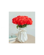 Hồng Cam Cao (25 Bông) - belovedbeyond.com