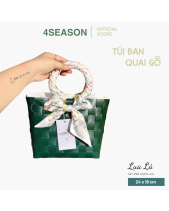 Túi Nhựa Đan Vuông Quai Macrame 4Season - belovedbeyond.com