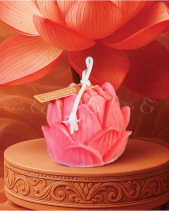 Nến Thơm Hoa Sen Hồng Ecolife - belovedbeyond.com