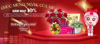 MUA QUÀ CHO MẸ - GIẢM NGAY 10% LÊN ĐẾN 100K  - belovedbeyond.com