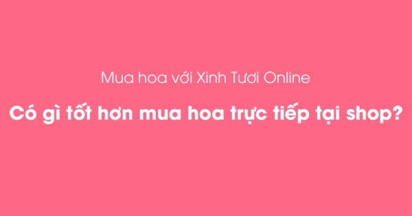 Mua hoa với Xinh Tươi Online có gì tốt hơn mua hoa trực tiếp tại shop? - belovedbeyond.com