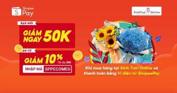 XINH TƯƠI ONLINE x SHOPEEPAY | GIẢM ĐẾN 50K CHO MỌI ĐƠN HÀNG - belovedbeyond.com