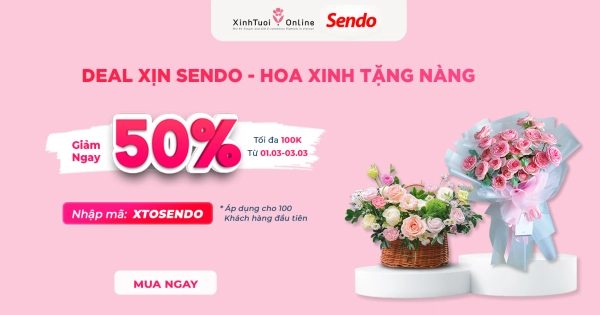 XINH TƯƠI ONLINE X SENDO | HOT DEAL THÁNG 3 - belovedbeyond.com