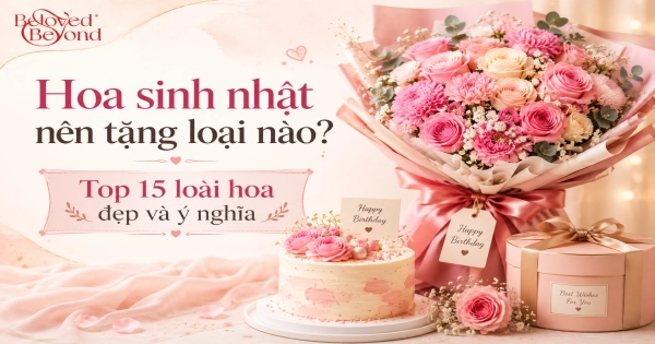 Hoa sinh nhật nên tặng loại nào? Top 15 loài hoa đẹp và ý nghĩa