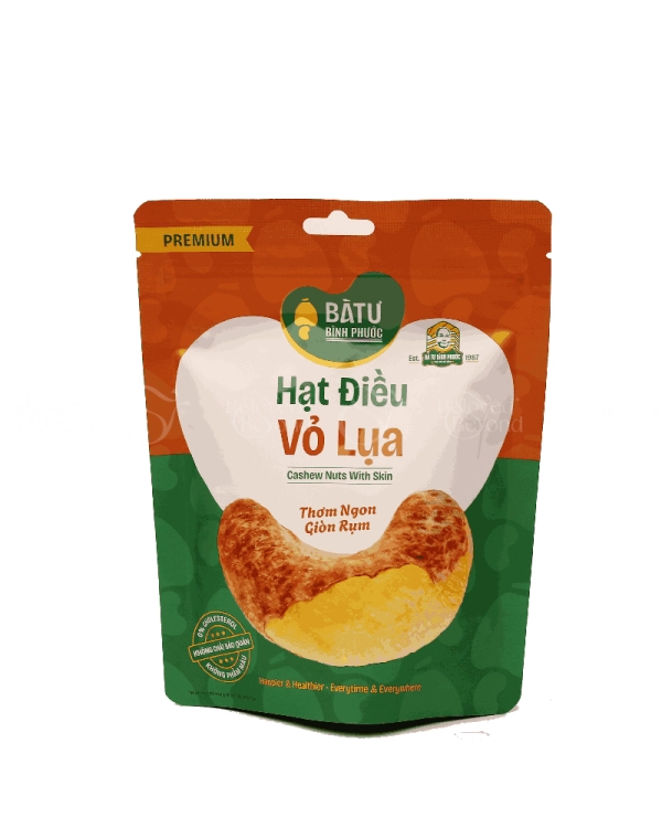 Hạt Điều Vỏ Lụa Bà Tư Túi Zip 65G - belovedbeyond.com