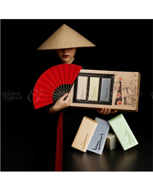 Quà Lưu Niệm – Bộ Xà Bông Cô Gái Áo Dài Việt Nam - belovedbeyond.com