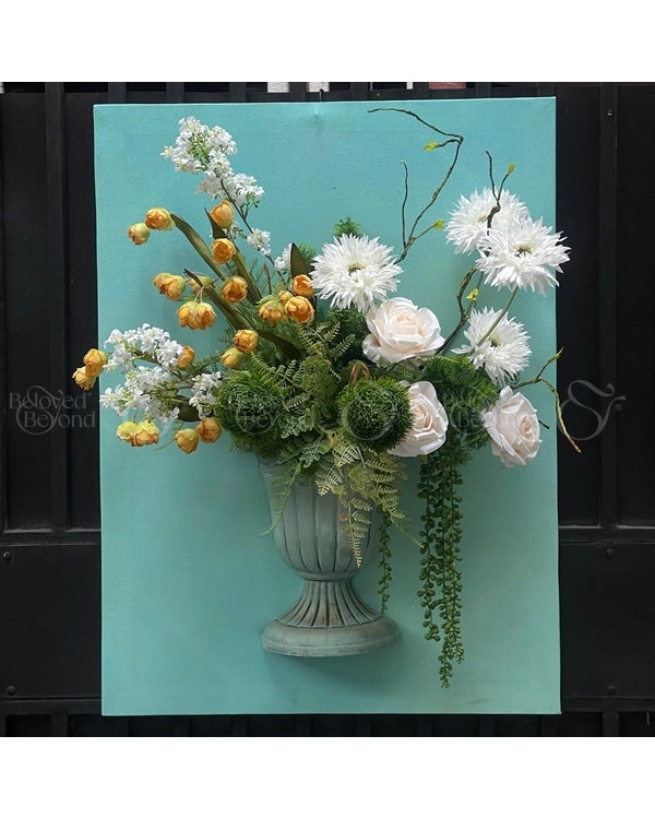 Tranh Hoa Lê Lớn - Xanh Ngọc - Lc - belovedbeyond.com