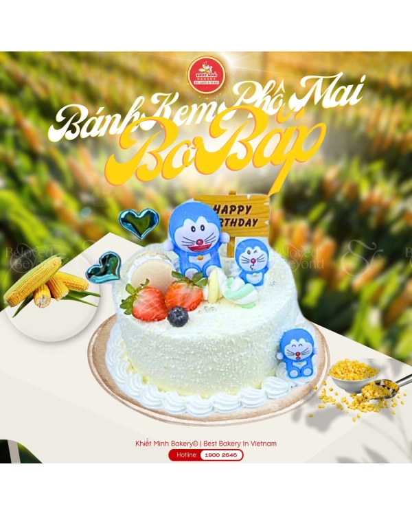Bánh Kem Phô Mai Bơ Bắp (Đặc Biệt) - belovedbeyond.com