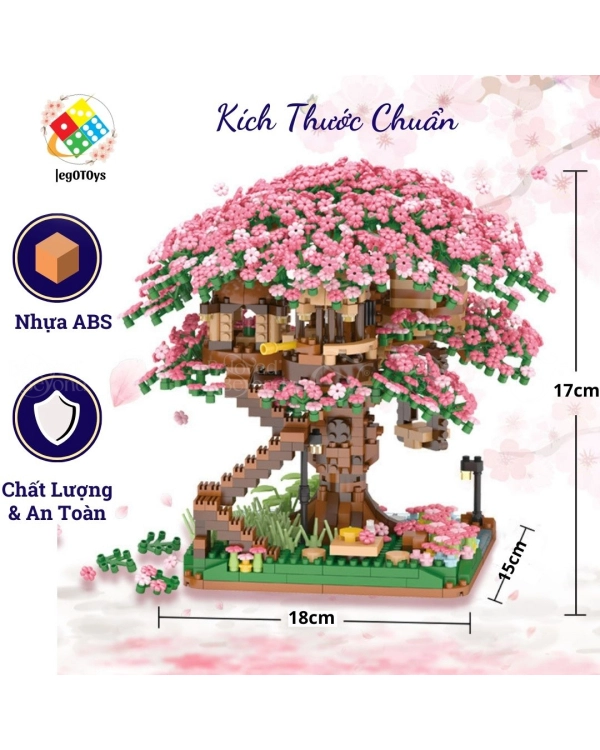 Lego Hoa Anh Đào - belovedbeyond.com