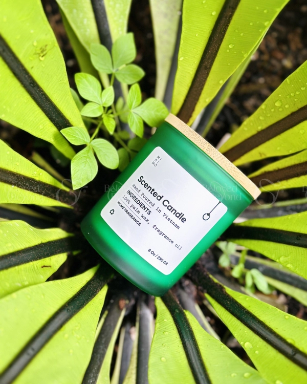 Nến Thủy Tinh Midimo Xanh Lá 230G - Rose Rituals - belovedbeyond.com