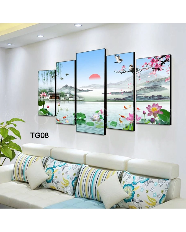 Bộ 5 Bức Tranh Ghép 08 - belovedbeyond.com