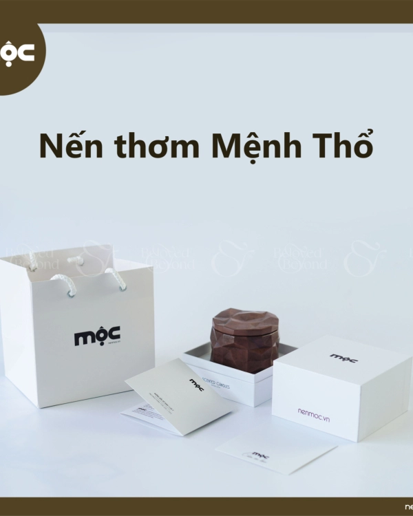 Nến Thơm Ngũ Hành Tinh Dầu Cao Cấp - Mệnh Thổ - belovedbeyond.com