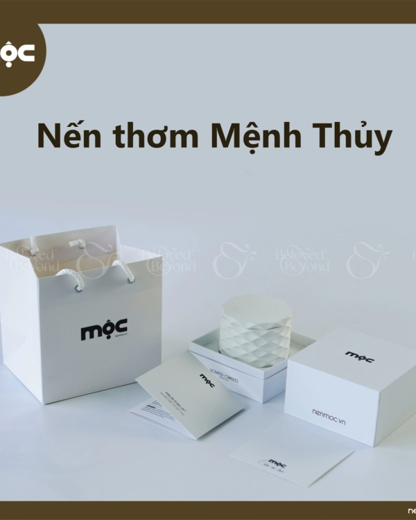 Nến Thơm Ngũ Hành Tinh Dầu Cao Cấp - Mệnh Thủy - belovedbeyond.com