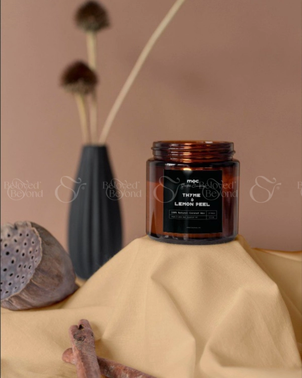 Nến Thơm Xạ Hương Và Vỏ Chanh 100Ml - belovedbeyond.com
