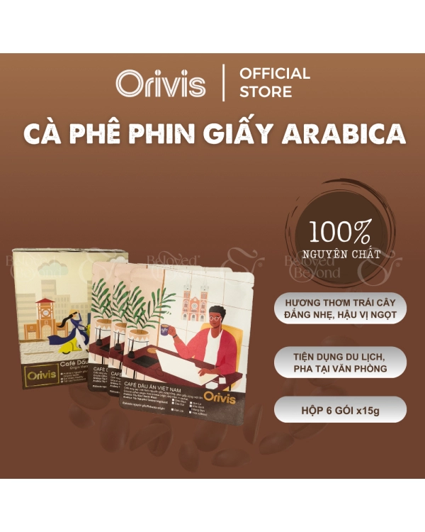 Cà Phê Phin Giấy Arabica Nguyên Chất Hộp 6 Gói (2) - belovedbeyond.com