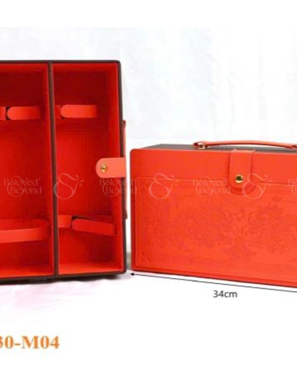 Hộp Da Đôi Cam Quai Xách Ngang - belovedbeyond.com