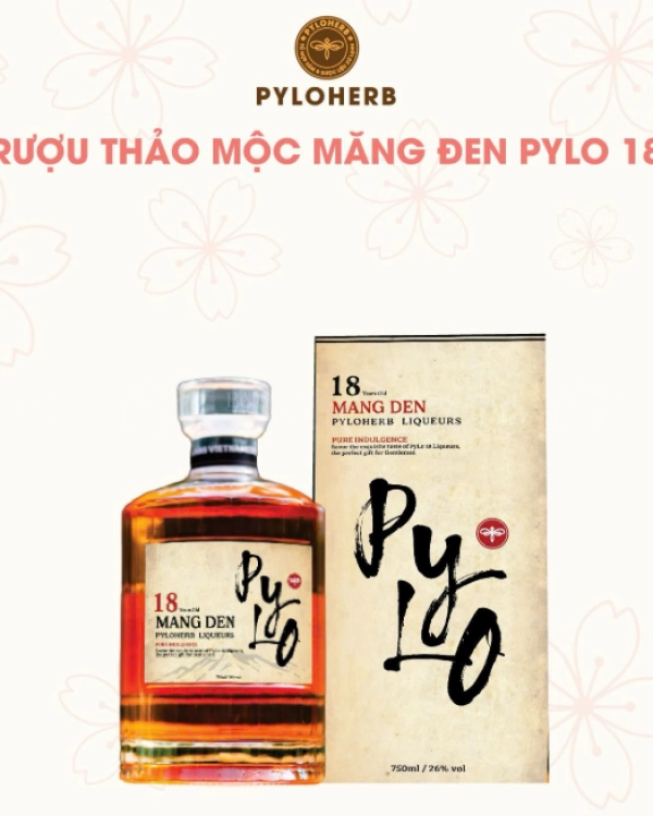 Quà Tết 2026 - Rượu Thảo Mộc Măng Đen Pylo 18 - belovedbeyond.com