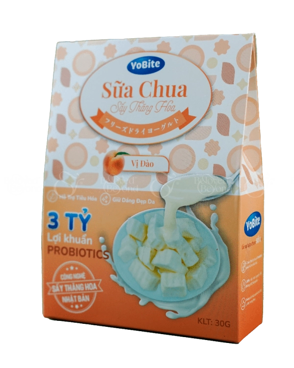 Sữa Chua Sấy Thăng Hoa Yobite - Vị Đào - belovedbeyond.com