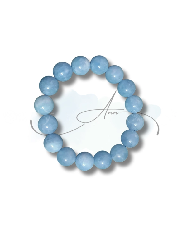 Vòng Đá Aquamarine Xanh Biển - belovedbeyond.com