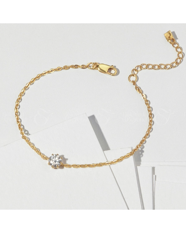 Lắc Tay Bạc 925 Đính Đá Shine Bright_Vcb06 - belovedbeyond.com